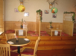 Tatami tables at Asuka