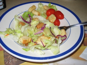 Salad at Bob Evans