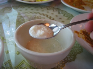 Tapioca pudding at Bombay House